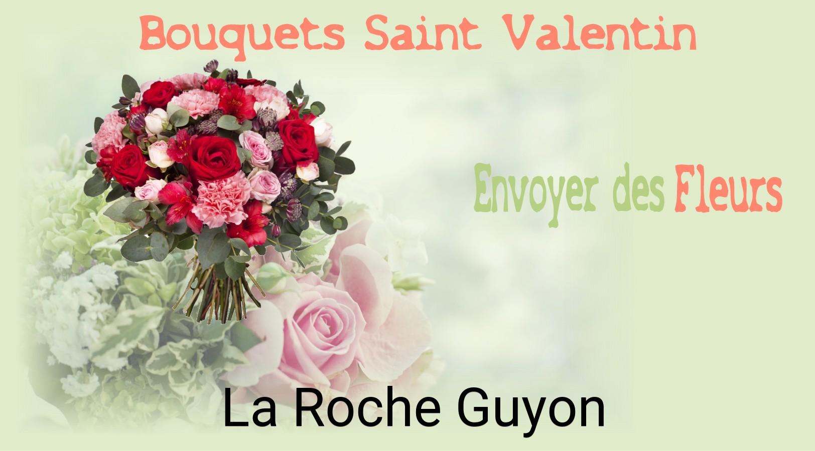 Roses de Saint-Valentin livrées à La Roche-Guyon
